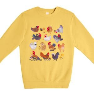 Chicken And Chick Premium Crewneck Sweatshirt