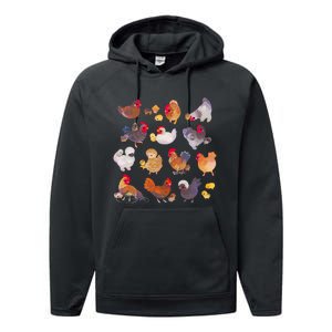 Chicken And Chick Performance Fleece Hoodie