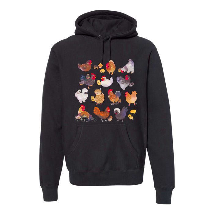 Chicken And Chick Premium Hoodie