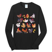 Chicken And Chick Tall Long Sleeve T-Shirt