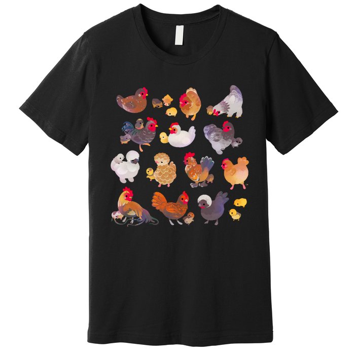 Chicken And Chick Premium T-Shirt