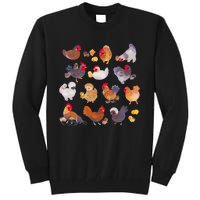 Chicken And Chick Tall Sweatshirt