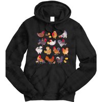 Chicken And Chick Tie Dye Hoodie