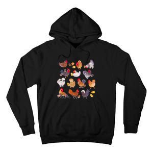 Chicken And Chick Tall Hoodie