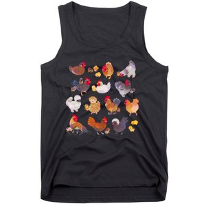 Chicken And Chick Tank Top