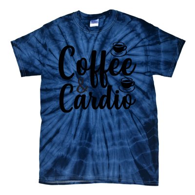 Coffee And Cardio Tie-Dye T-Shirt