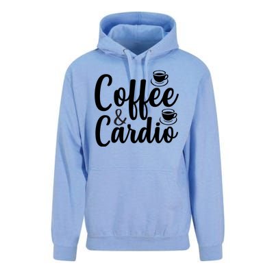 Coffee And Cardio Unisex Surf Hoodie