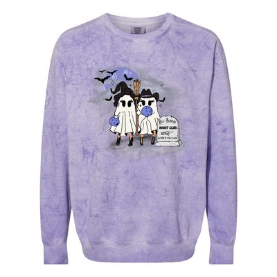 Creeps And Crimes Ghosts Colorblast Crewneck Sweatshirt