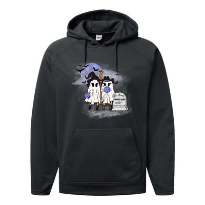 Creeps And Crimes Ghosts Performance Fleece Hoodie