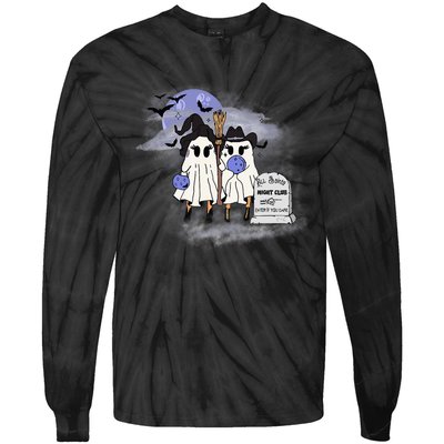 Creeps And Crimes Ghosts Tie-Dye Long Sleeve Shirt