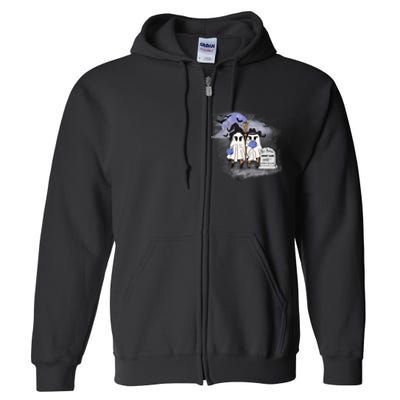 Creeps And Crimes Ghosts Full Zip Hoodie