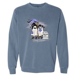 Creeps And Crimes Ghosts Garment-Dyed Sweatshirt