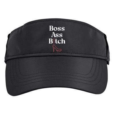 Cool And Chic Boss Ass Bitch Pink Lipstick Stilettos Gift Adult Drive Performance Visor