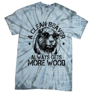 Cute American Clean Beaver Always Gets More Wood Beaver Love Tie-Dye T-Shirt