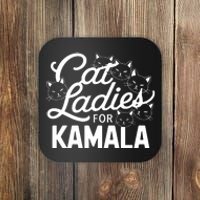 Cute Anime Cats Cat Ladies For Kamala Coaster