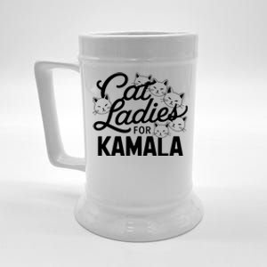 Cute Anime Cats Cat Ladies For Kamala Beer Stein