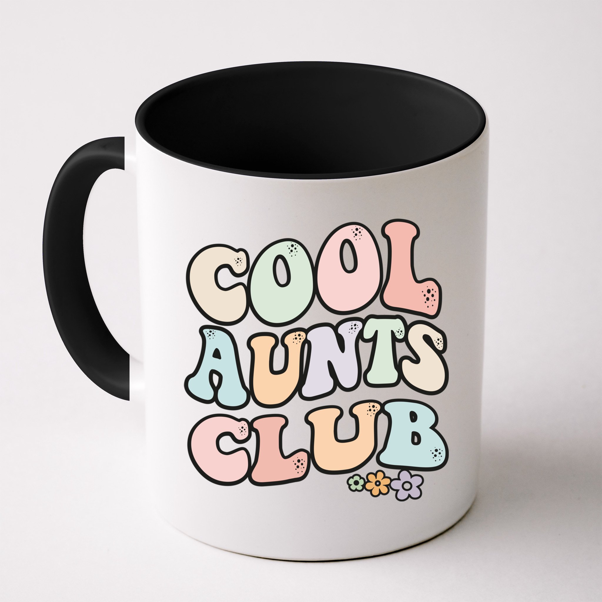 Cool Aunts Club Vintage Floral Colorful Cool Aunts Club Aunt Gift Mug