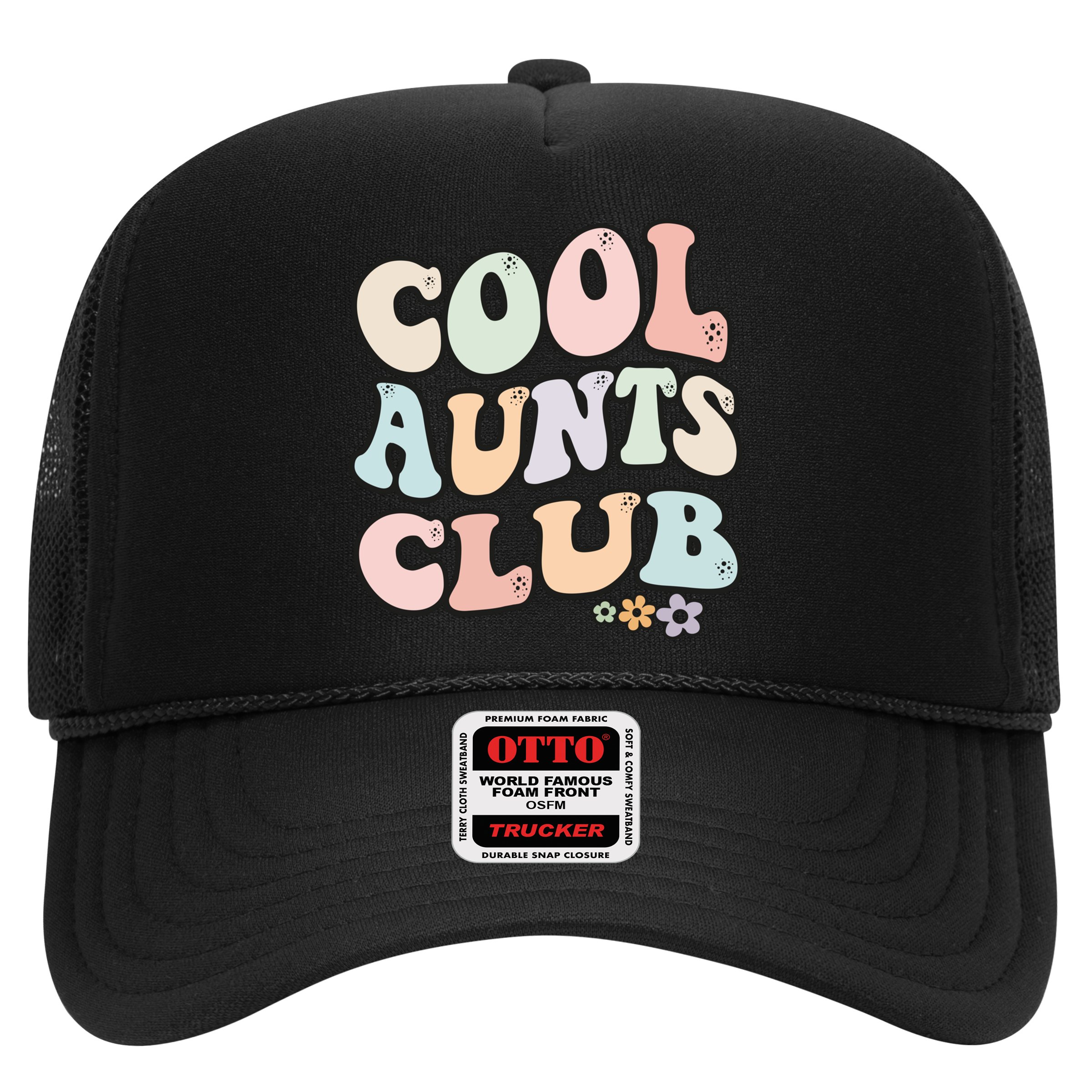 Cool Aunts Club Vintage Floral Colorful Cool Aunts Club Aunt Gift Hat