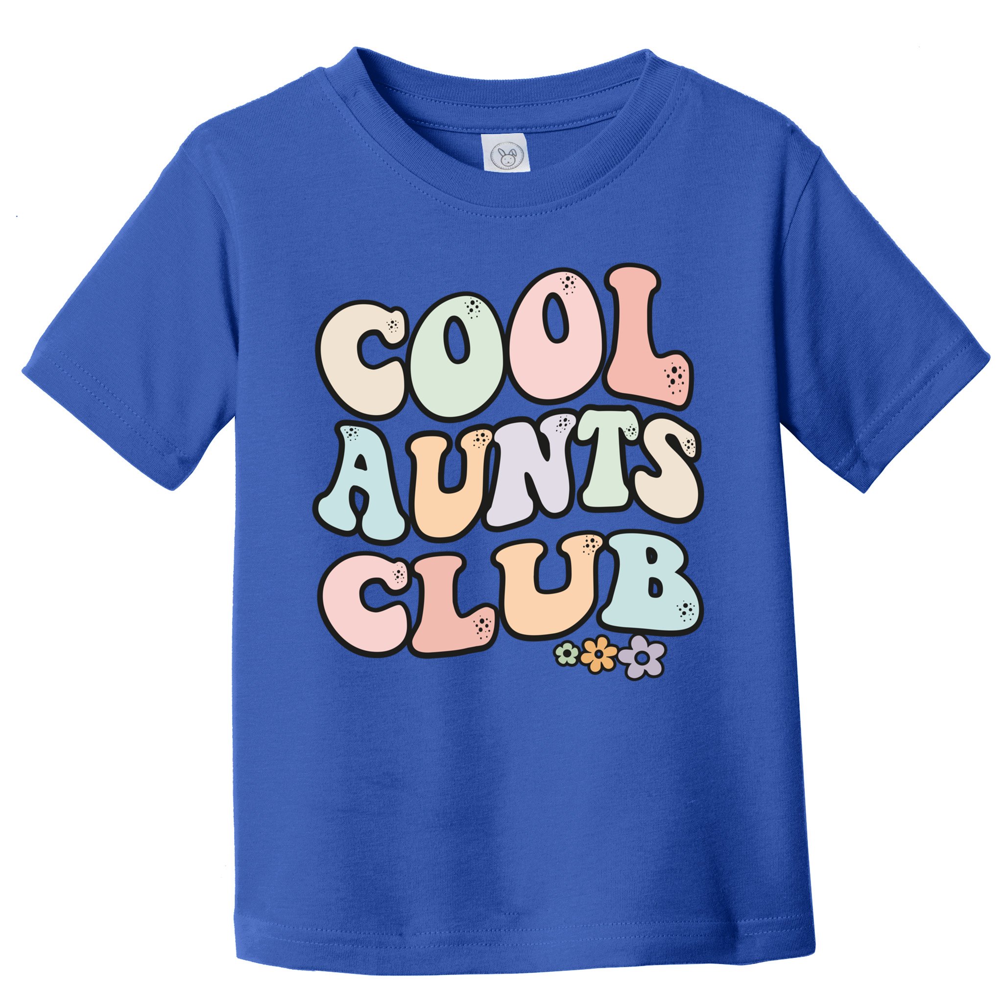 Cool Aunts Club Vintage Floral Colorful Cool Aunts Club Aunt Gift Toddler T-Shirt