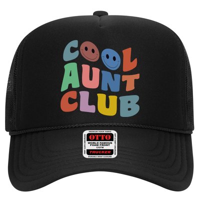 Cool Aunt Club Funny Smile Colorful Cool Aunt Club Aunties Trucker Hat