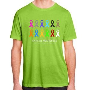 Cancer Awareness Clothing Gift Fight Cancer Ribbon Gift Adult ChromaSoft Performance T-Shirt