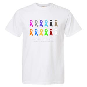 Cancer Awareness Clothing Gift Fight Cancer Ribbon Gift Garment-Dyed Heavyweight T-Shirt