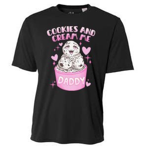 Cookies And Cream Me Daddy Funny Halloween Humor Sarcasm Cooling Performance Crew T-Shirt