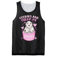 Cookies And Cream Me Daddy Funny Halloween Humor Sarcasm Mesh Reversible Basketball Jersey Tank