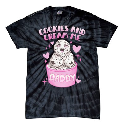 Cookies And Cream Me Daddy Funny Halloween Humor Sarcasm Tie-Dye T-Shirt