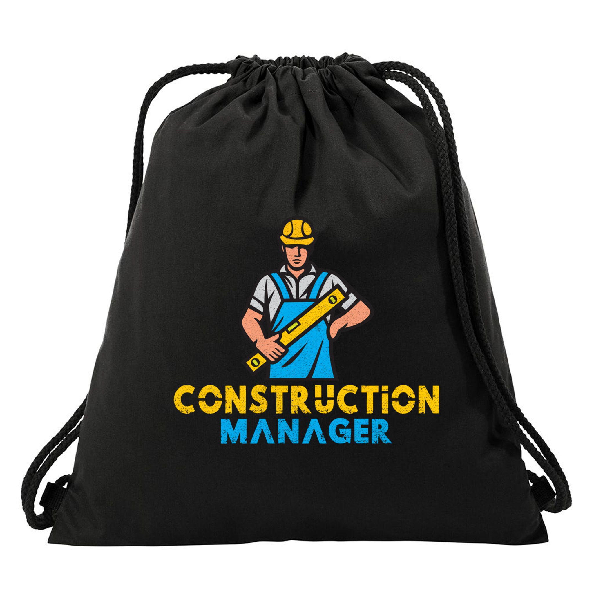 Construction Ager Construction Worker Gift Drawstring Bag