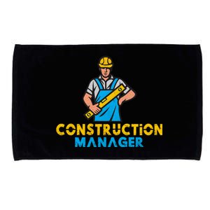 Construction Ager Construction Worker Gift Microfiber Hand Towel