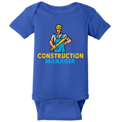 Construction Ager Construction Worker Gift Baby Bodysuit