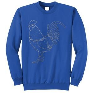 Chicken Art Colorful Rooster Funny Fowl Lovers Outfit Sweatshirt