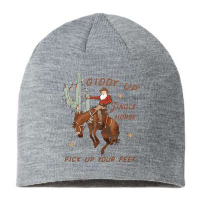 Cowboy And Cowgirl Christmas Howdy Country Sustainable Beanie