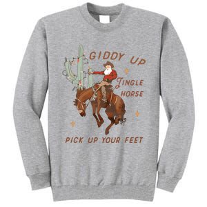 Cowboy And Cowgirl Christmas Howdy Country Tall Sweatshirt