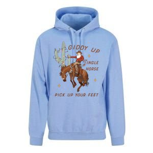 Cowboy And Cowgirl Christmas Howdy Country Unisex Surf Hoodie