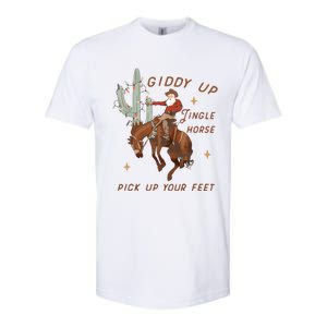 Cowboy And Cowgirl Christmas Howdy Country Softstyle CVC T-Shirt