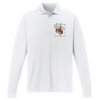 Cowboy And Cowgirl Christmas Howdy Country Performance Long Sleeve Polo