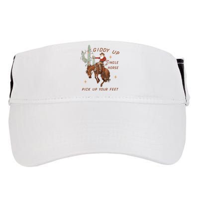 Cowboy And Cowgirl Christmas Howdy Country Adult Drive Performance Visor