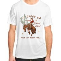 Cowboy And Cowgirl Christmas Howdy Country Adult ChromaSoft Performance T-Shirt