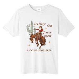 Cowboy And Cowgirl Christmas Howdy Country Tall Fusion ChromaSoft Performance T-Shirt