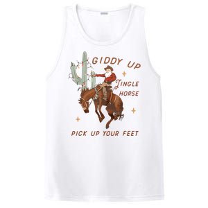 Cowboy And Cowgirl Christmas Howdy Country PosiCharge Competitor Tank