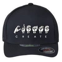 Create (ASL) Flexfit Unipanel Trucker Cap