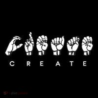 Create (ASL) Cropped Pullover Crew
