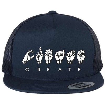 Create (ASL) Flatbill Hat