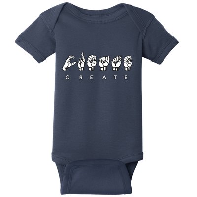 Create (ASL) Baby Bodysuit