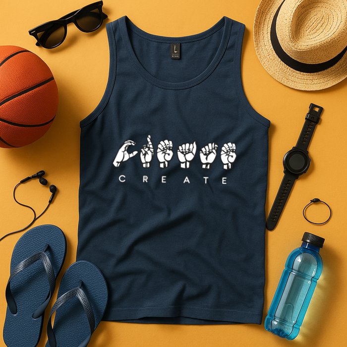 Create (ASL) Tank Top