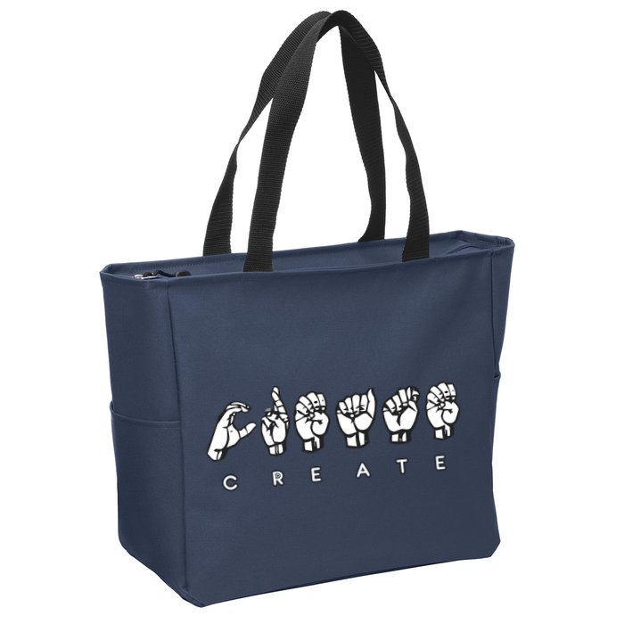 Create (ASL) Zip Tote Bag