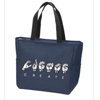 Create (ASL) Zip Tote Bag