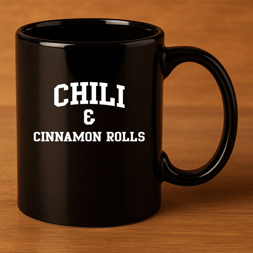 Chili And Cinnamon Rolls 11oz C Handle Ceramic Mug